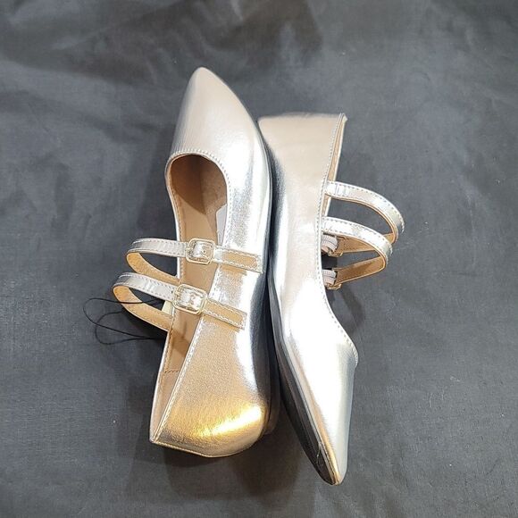 BRAND NEW CHARLES ALBERT DOUBLE ADJUSTABLE BUCKLE STRAP FLAT SHOE - Picture 13 of 15